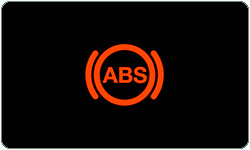 ABS brakes warning light