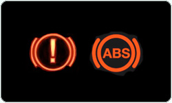 ABS and Brakes warning lights